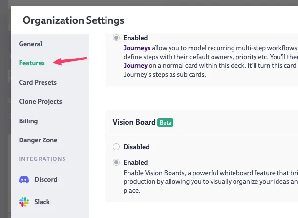 Vision Boards in Organization Settings